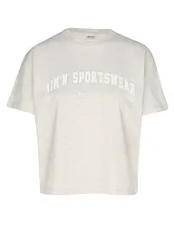 AIM'N | T-shirt Boxy Varsity pour femmes | Beige