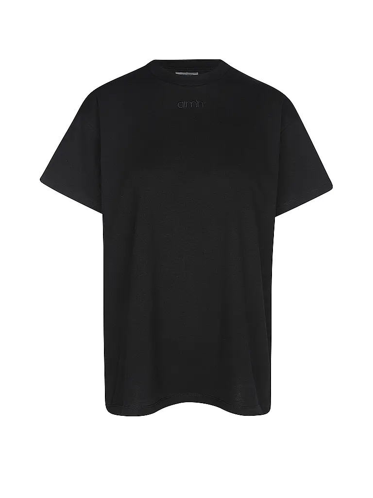 AIM'N | T-shirt Boyfriend Femme | Noir