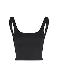 AIM'N | Top côtelé sans coutures pour femmes | Noir