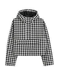 AIM'N | Veste Cropped Imperméable Femme | Noir