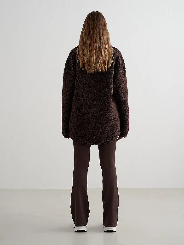 AIM'N | Veste polaire teddy pour femme | Marron