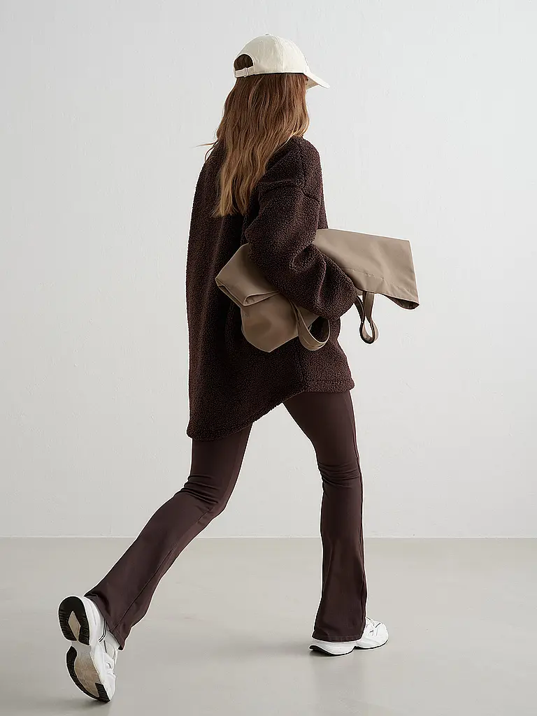 AIM'N | Veste polaire teddy pour femme | Marron