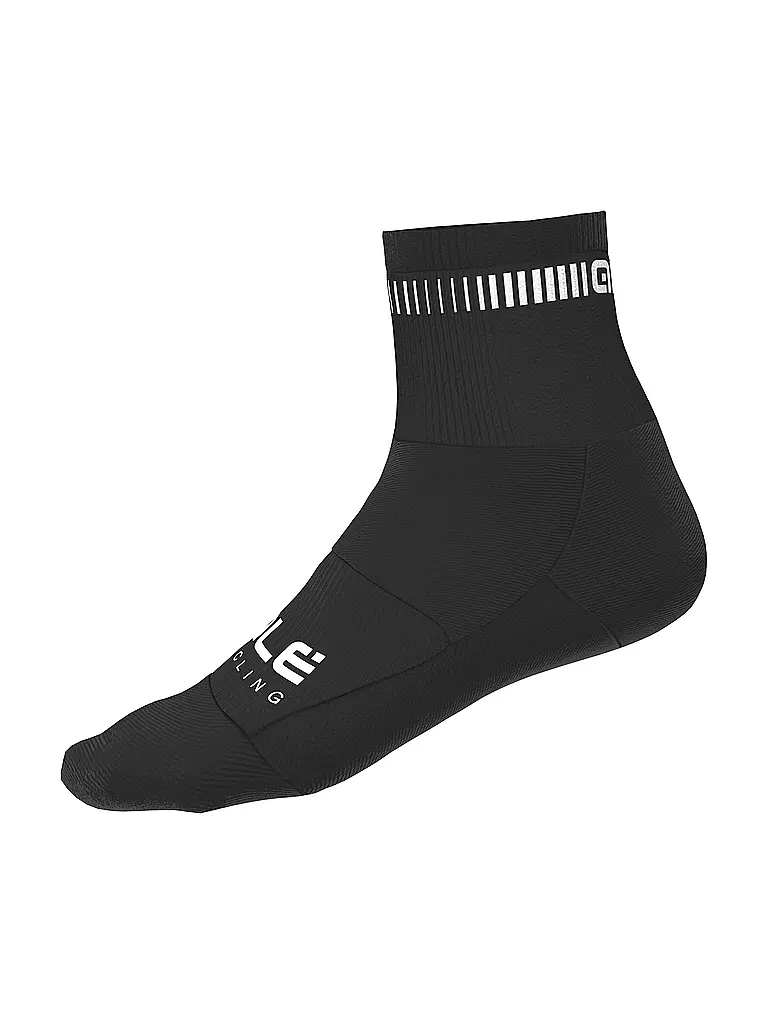 ALE | Chaussettes de cyclisme femme Logo Q-Skin | Noir