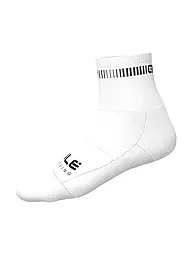 ALE | Chaussettes de cyclisme pour femmes Logo Q-Skin | Blanc