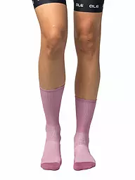 ALE | Chaussettes de cyclisme Sauvage pour femmes | Rose vif