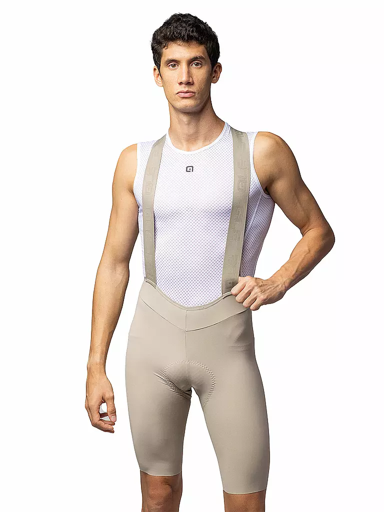 ALE | Cuissard à bretelles de cyclisme pour hommes Master 2.0 | Beige