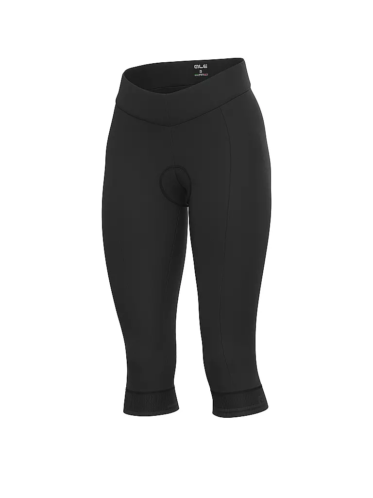 ALE | Cuissard de cyclisme 3/4 pour femmes Classico | Noir
