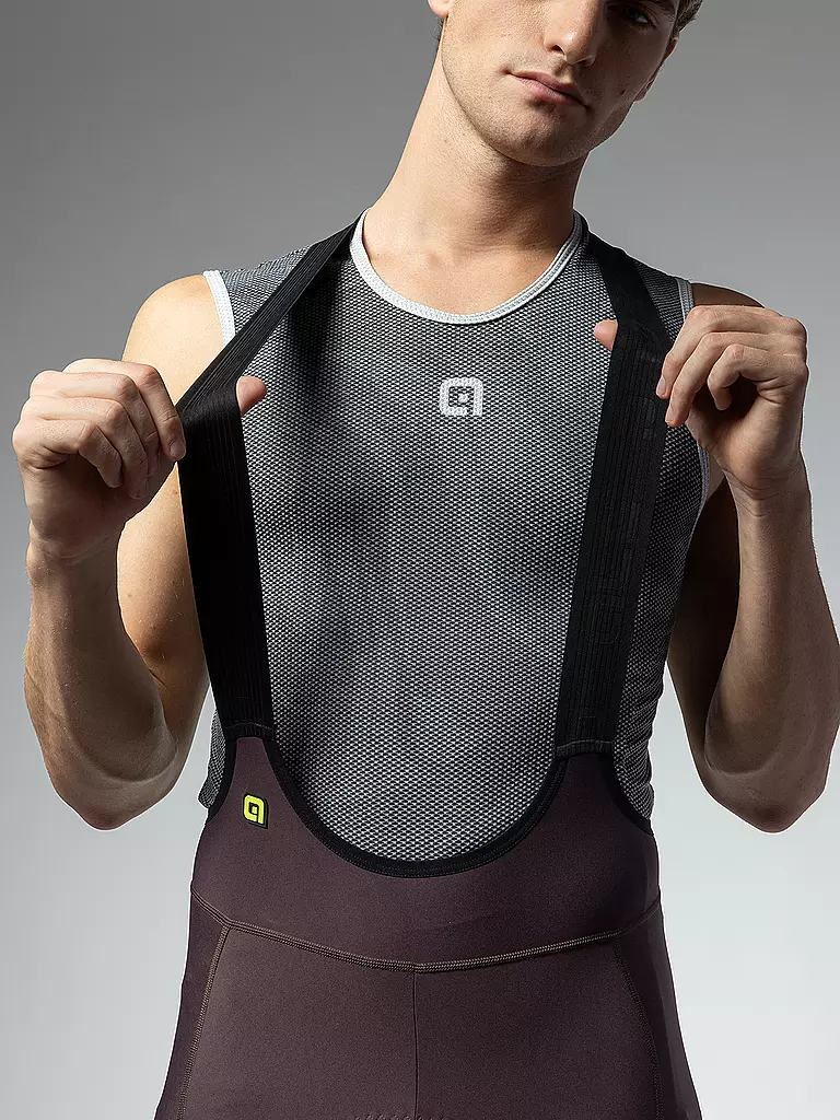 ALE | Herren Rad Trägerhose Colour | Marron