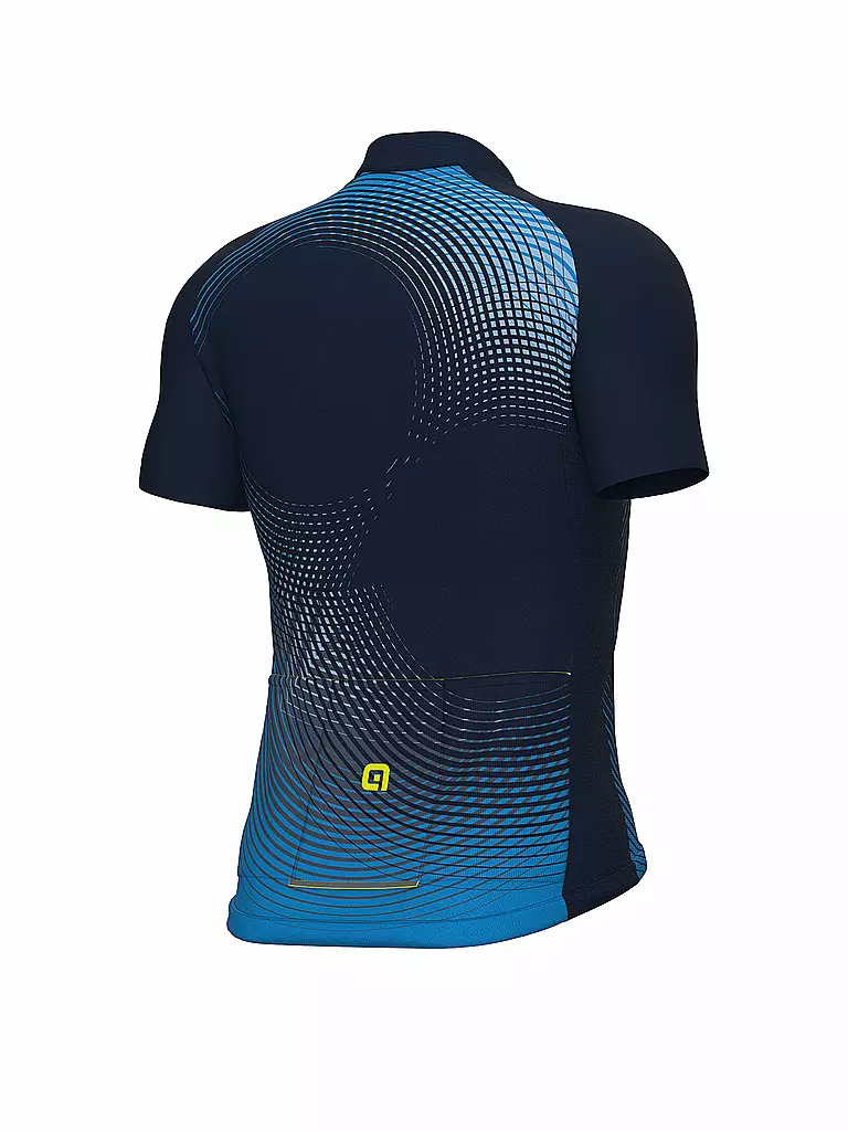 ALE | Herren Radtrikot Optical | Bleu foncé