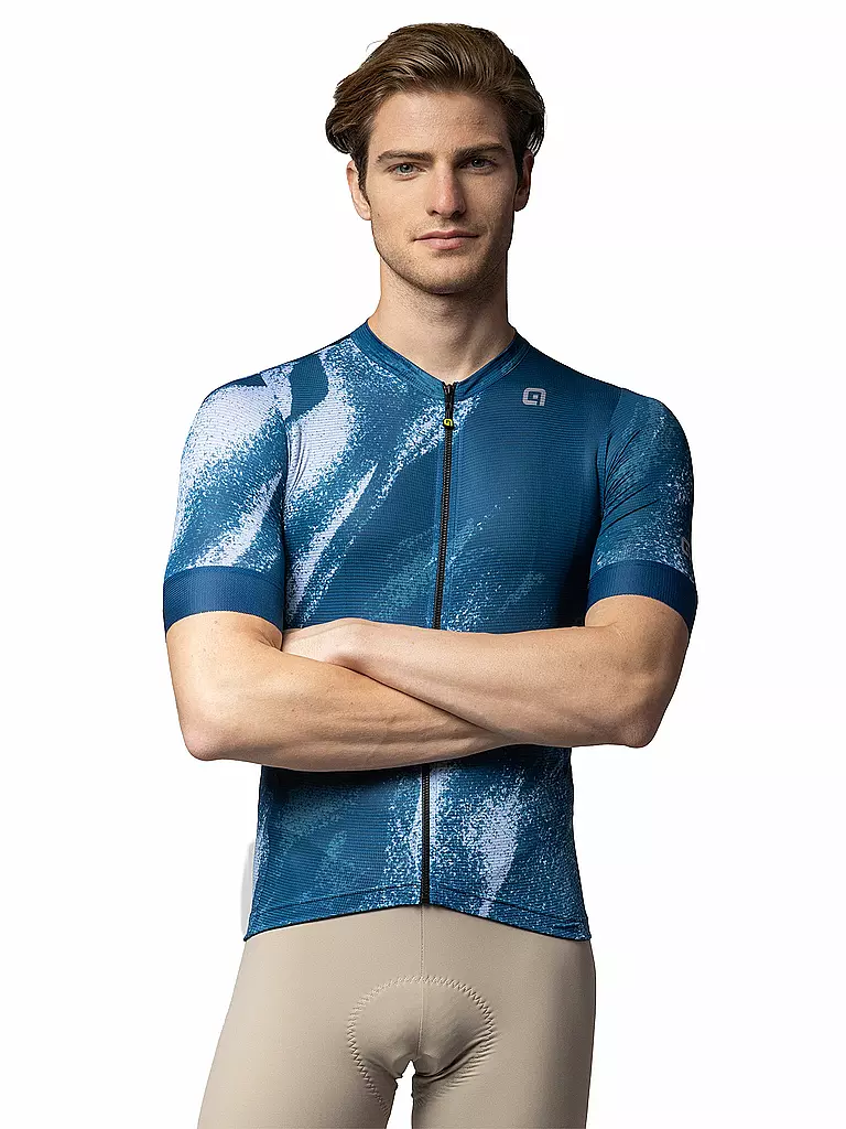 ALE | Maillot de cyclisme homme Trace | Bleu foncé