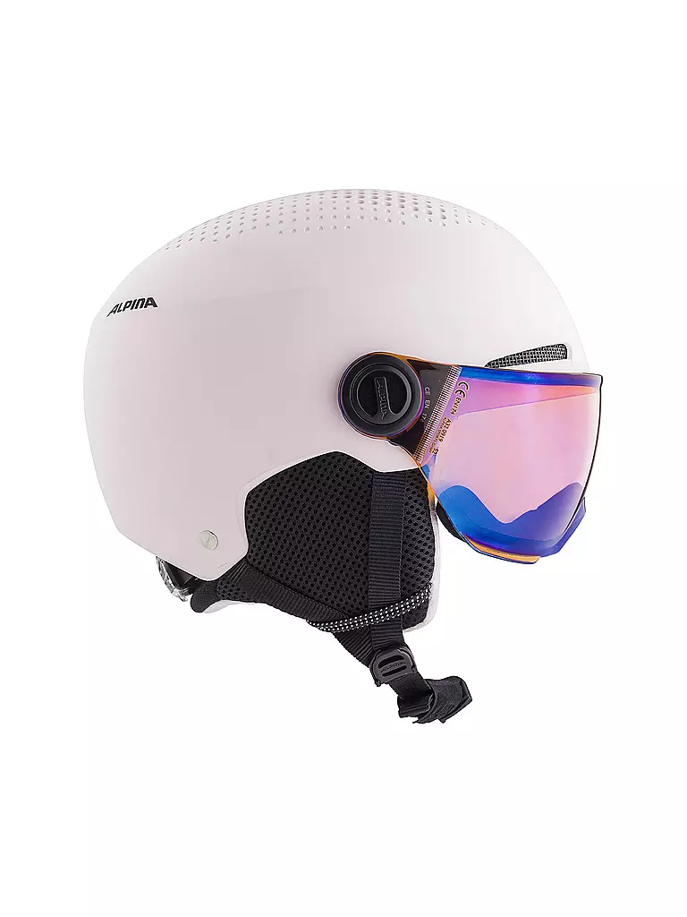 ALPINA | Casque de ski enfant Zupo Visor Q-Lite JR | Rose