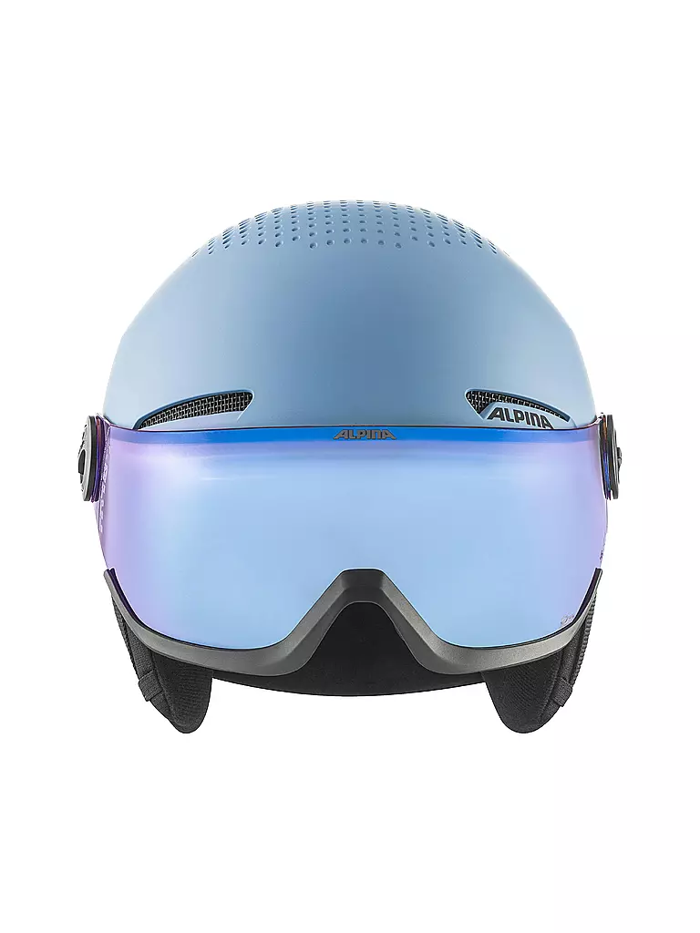 ALPINA | Casque de ski enfant Zupo Visor Q-Lite | Bleu
