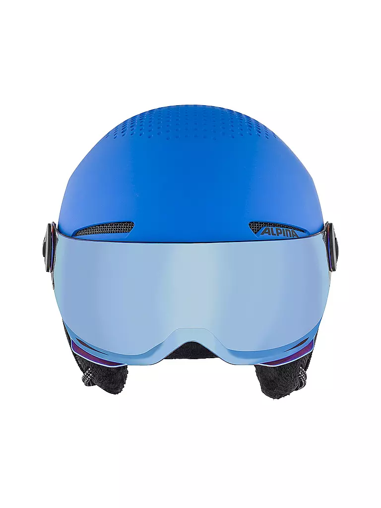 ALPINA | Casque de ski enfant Zupo Visor Q-Lite | Bleu