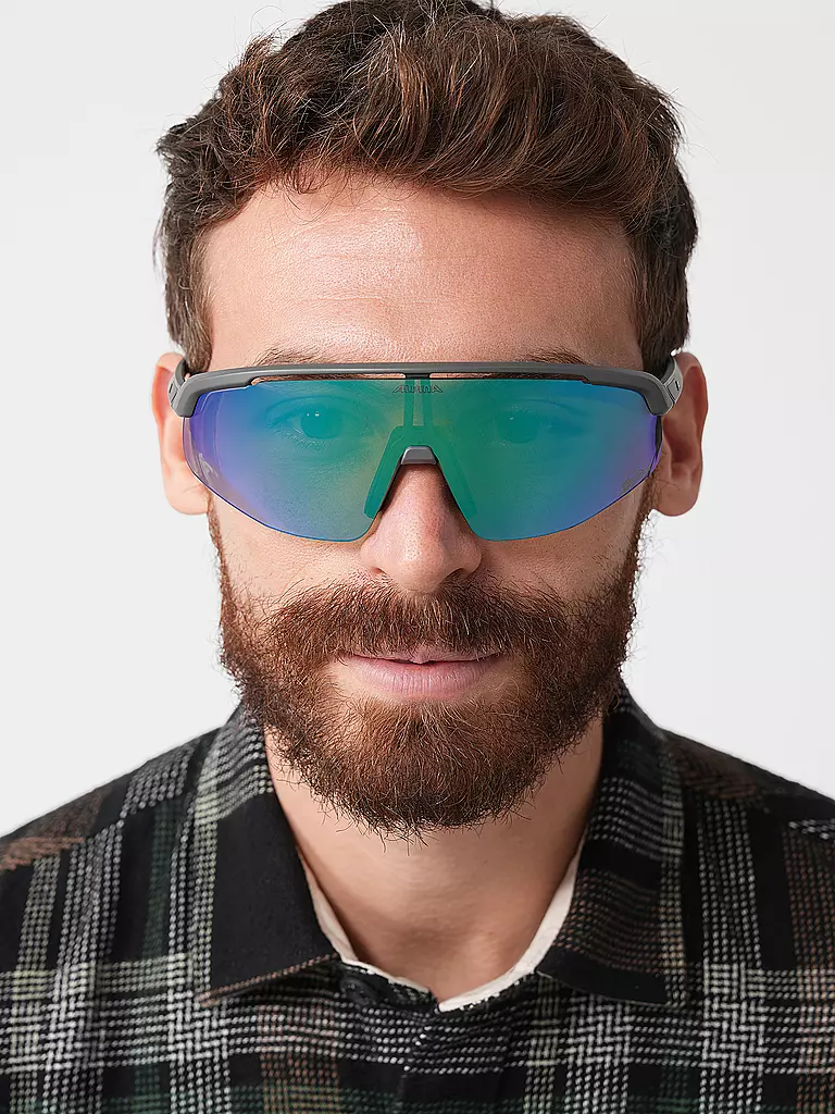 ALPINA | Lunettes de cyclisme homme Turbo Pro Q-Lite | Gris
