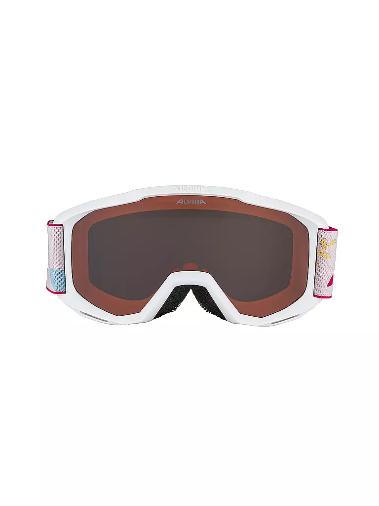 ALPINA | Masque de ski enfant Piney SH | Blanc