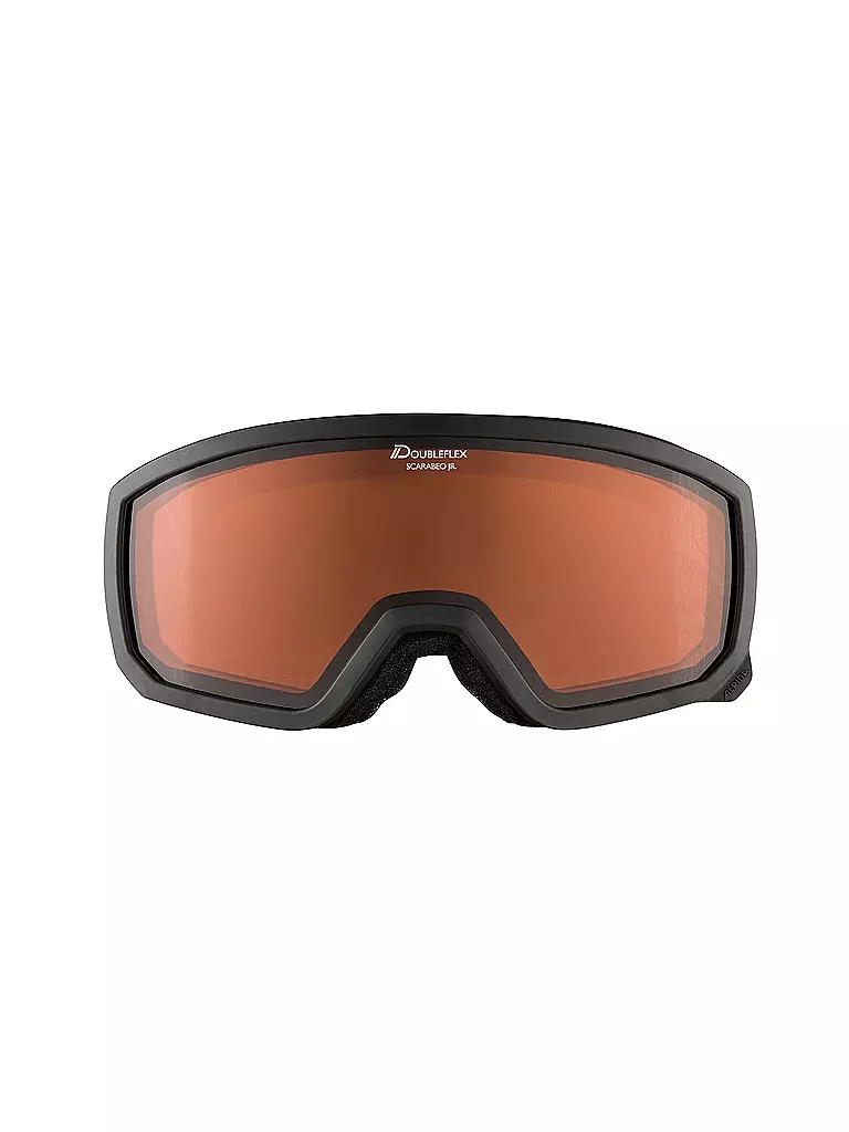 ALPINA | Masque de ski enfant Scarabeo JR DH | Noir