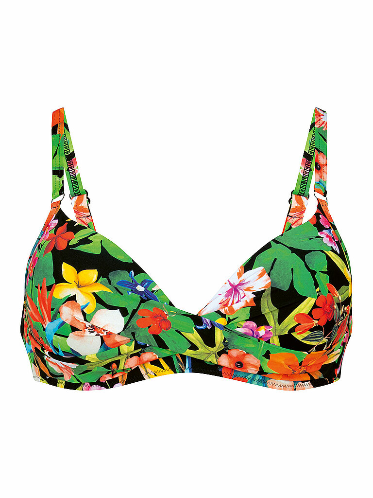 Bas de bikini RF-Wild Garden noir 40E