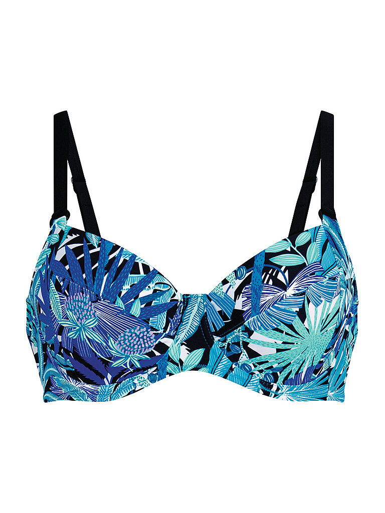 Haut de bikini Palmtree Smilla bleu 42D