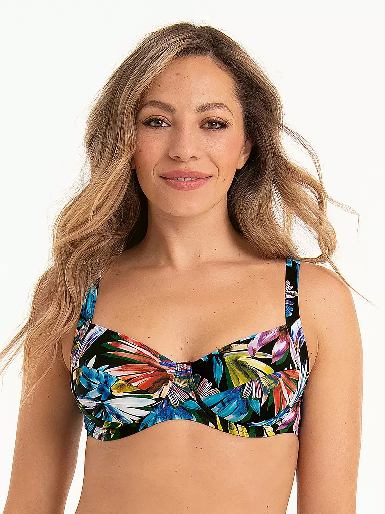 ANITA | Bikinioberteil Night Flowers pour femmes | Multicolore