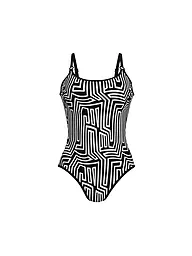 ANITA | Damen Badeanzug Shining Lines | Noir
