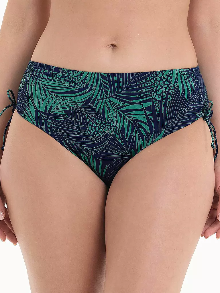 ANITA | Damen Bikinihose Green Shades | Bleu foncé