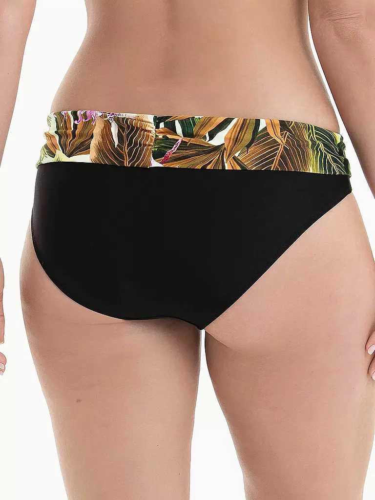 ANITA | Damen Bikinihose Silina Green Tropics | Olive