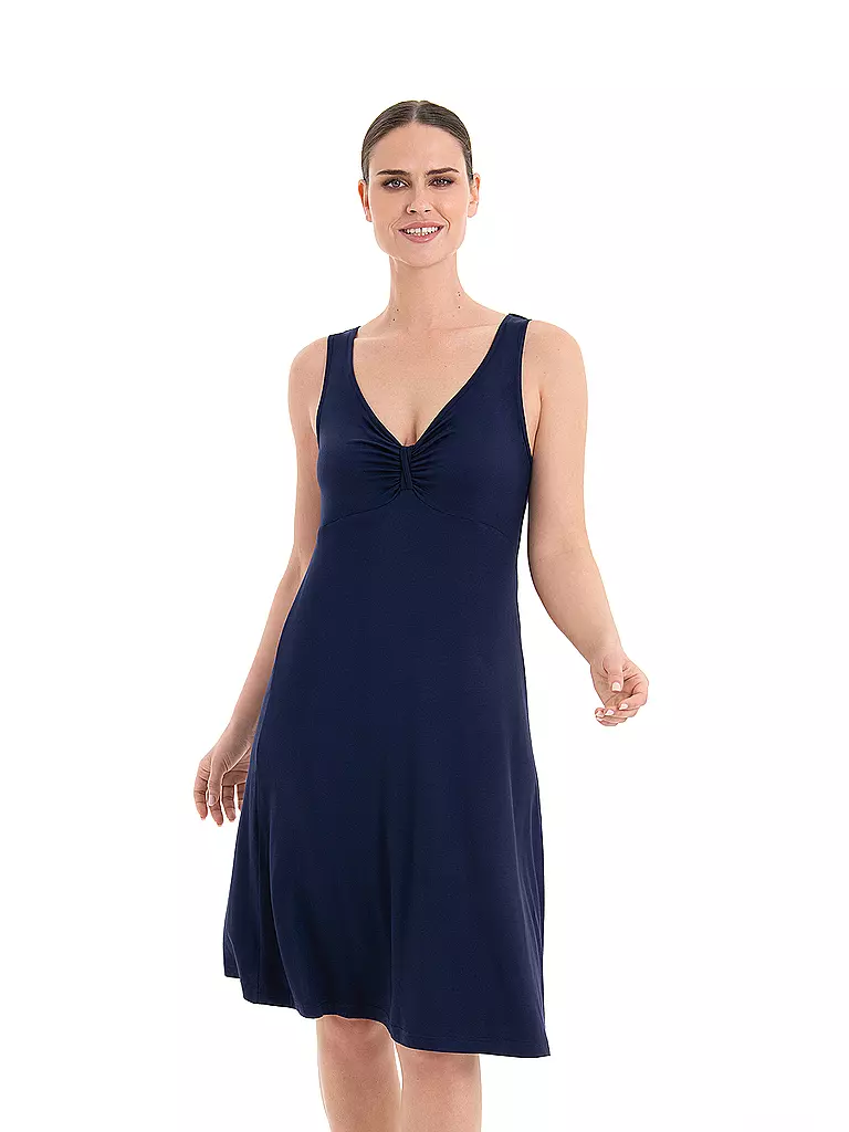 ANITA | Damen Kleid Mala | Bleu foncé