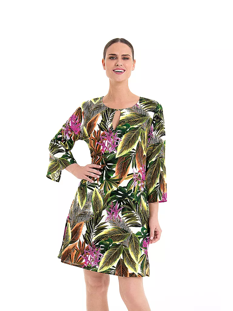 ANITA | Damen Kleid Salla Green Tropics | Olive