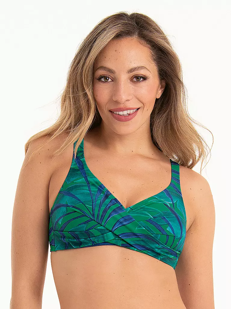 ANITA | Haut de bikini femme Leaf it | Vert foncé