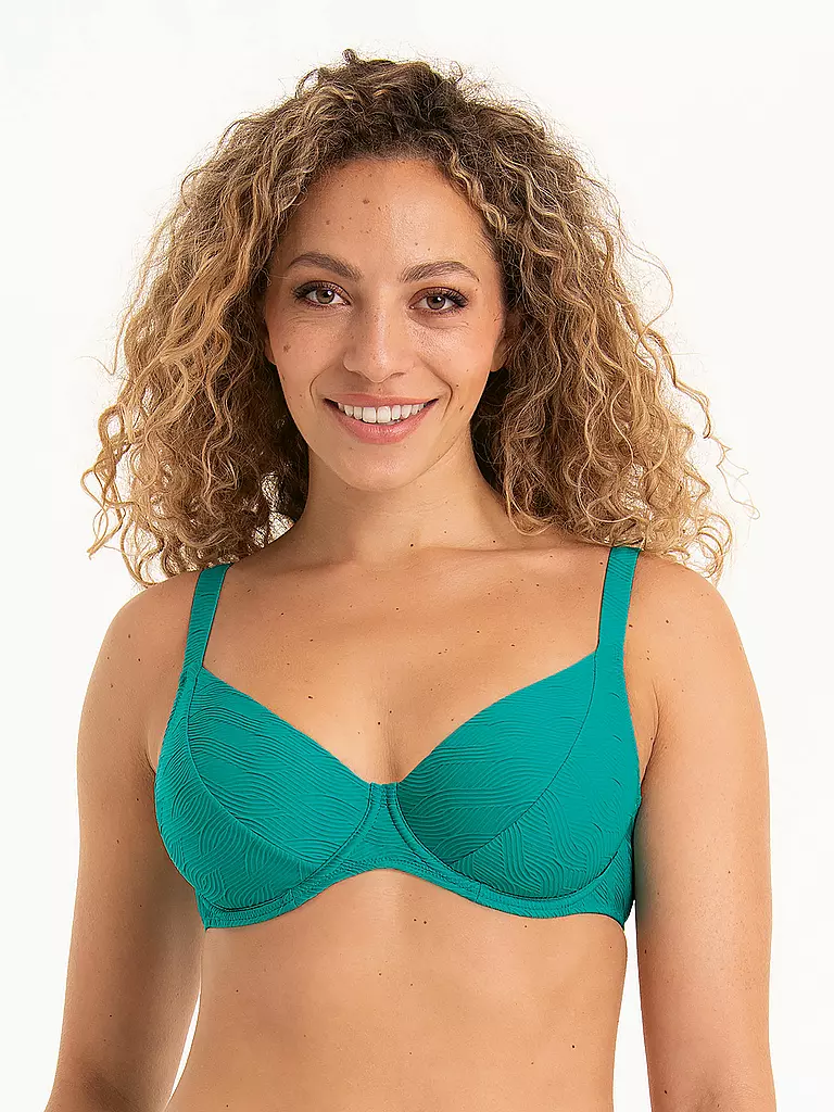 ANITA | Haut de bikini femme RF-Stretch Wave | Turquoise
