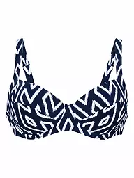 ANITA | Haut de bikini femme Tribal Monotones | Bleu foncé