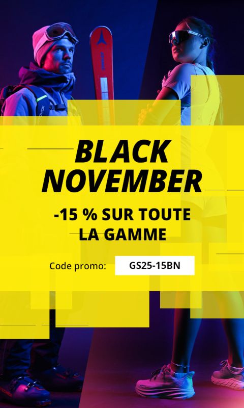 BLACK NOVEMBER -15% sur toute la gamme. Code promo : GS25-15BN.