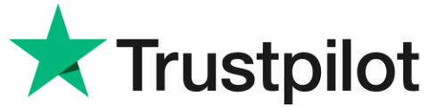 Le logo Trustpilot avec une étoile verte à gauche du mot « Trustpilot » en caractères noirs sur fond gris clair.