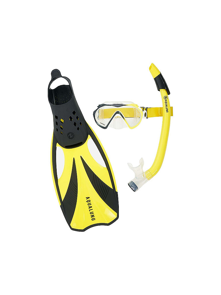 Set de plongée Compass 3 pièces jaune XL