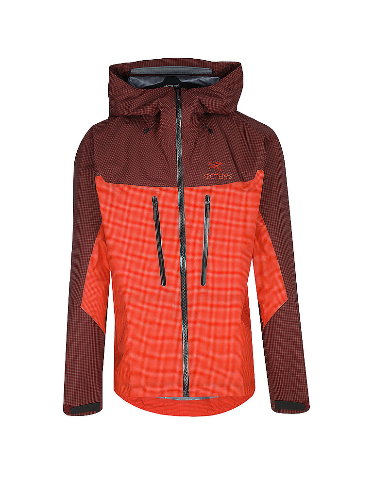 Arcteryx Veste de randonnée Alpha 3L GTX à capuche rouge L