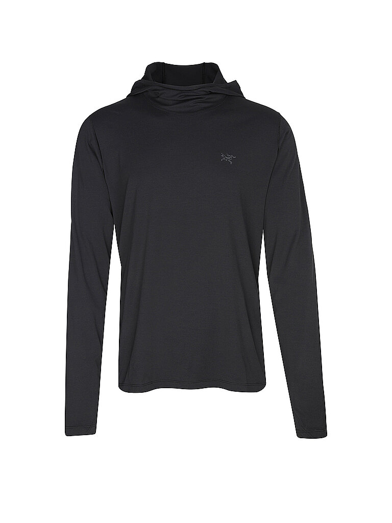 Arcteryx T-shirt de sport Cormac UV50 à capuche noir XL