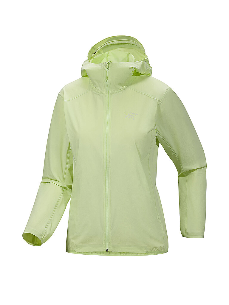 Arcteryx Veste softshell à capuche légère Gamma vert clair XS