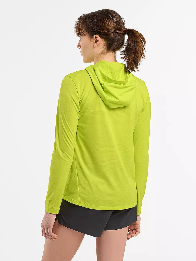 ARCTERYX | Damen Funktionshoodie Taema Hoodie | Jaune