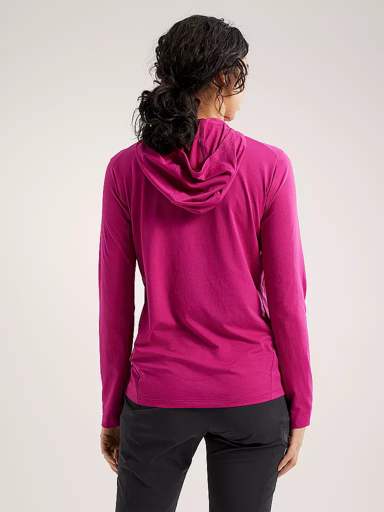 ARCTERYX | Damen Funktionshoodie Taema Hoodie | Rose vif