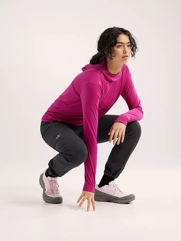 ARCTERYX | Damen Funktionshoodie Taema Hoodie | Rose vif