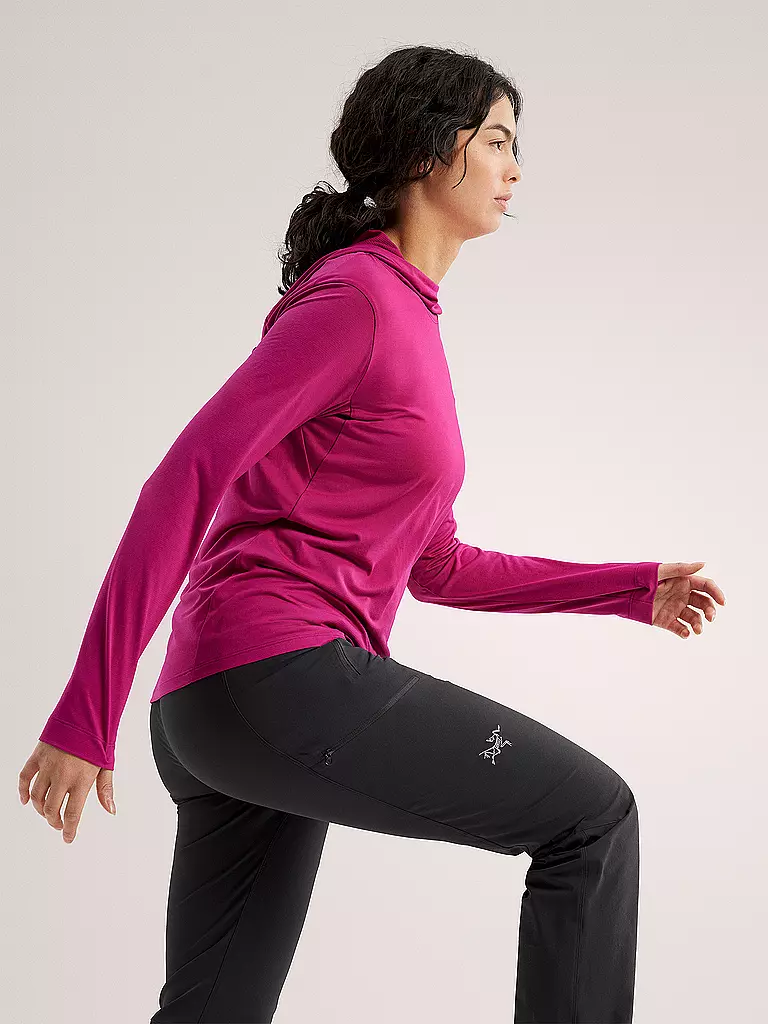 ARCTERYX | Damen Funktionshoodie Taema Hoodie | Rose vif