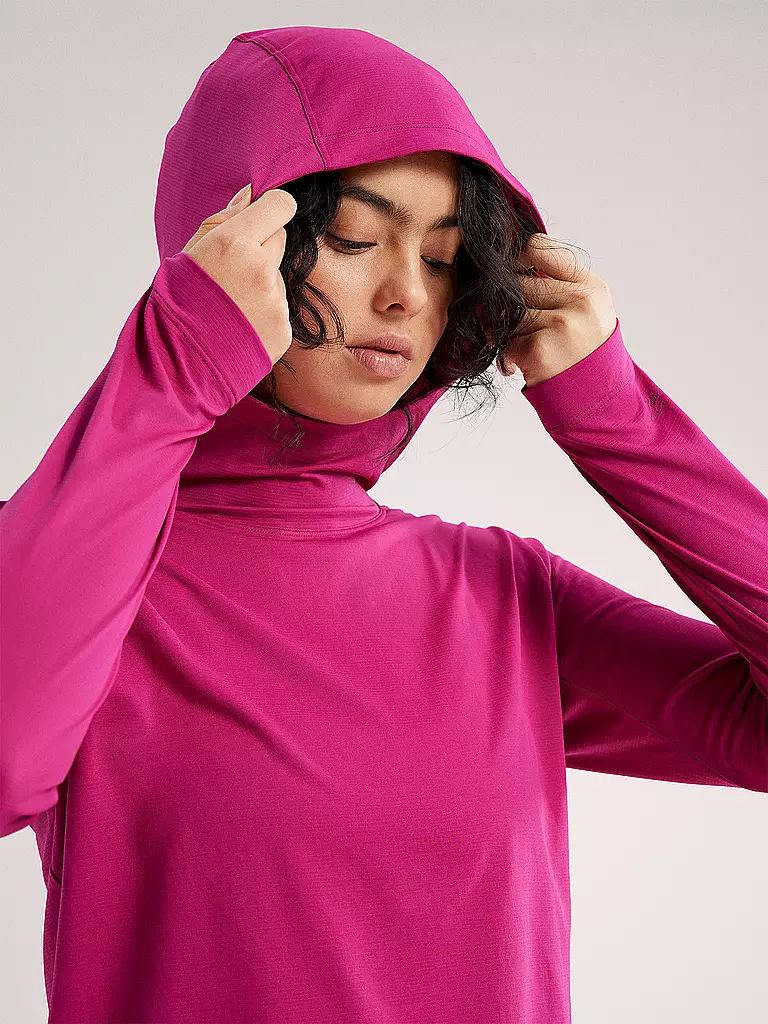 ARCTERYX | Damen Funktionshoodie Taema Hoodie | Rose vif
