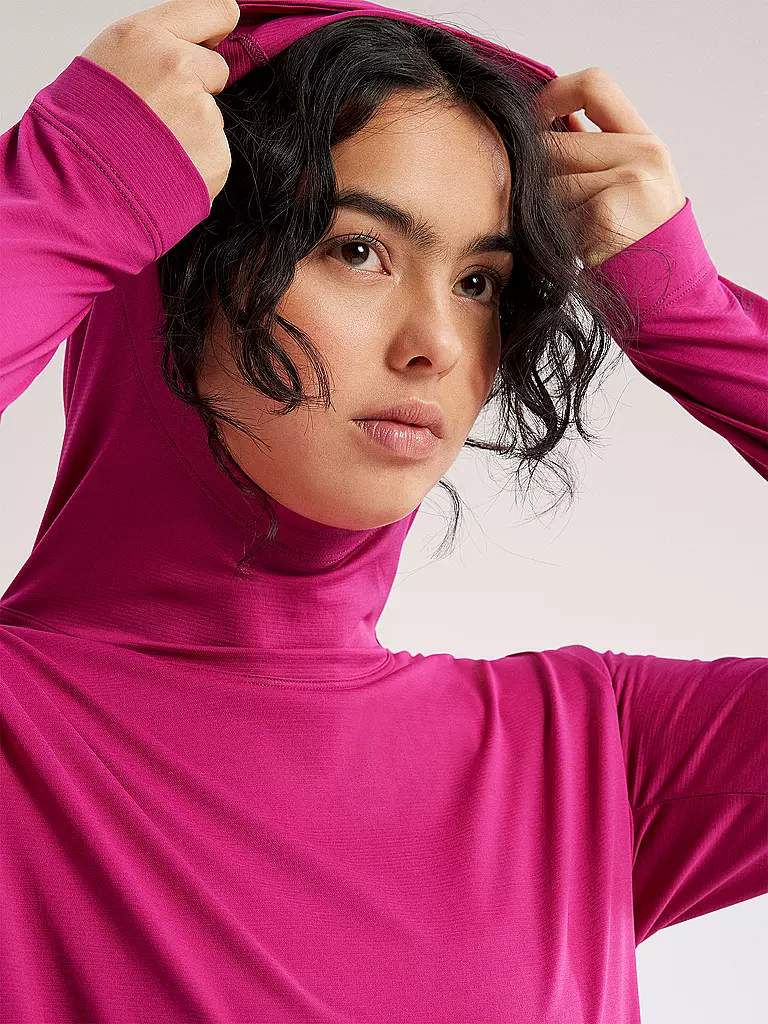 ARCTERYX | Damen Funktionshoodie Taema Hoodie | Rose vif