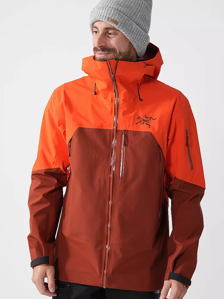 ARCTERYX | Herren Tourenjacke Rush 3L GTX Hoodie | Orange