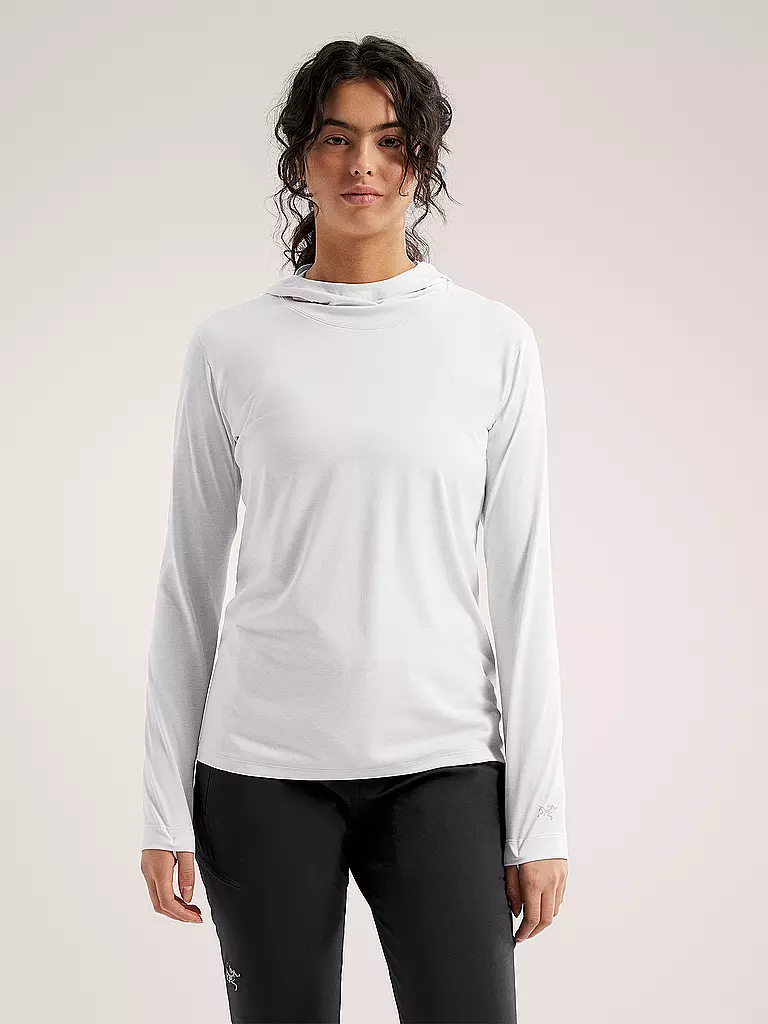 ARCTERYX | Hoodie de sport pour femme Taema | Blanc