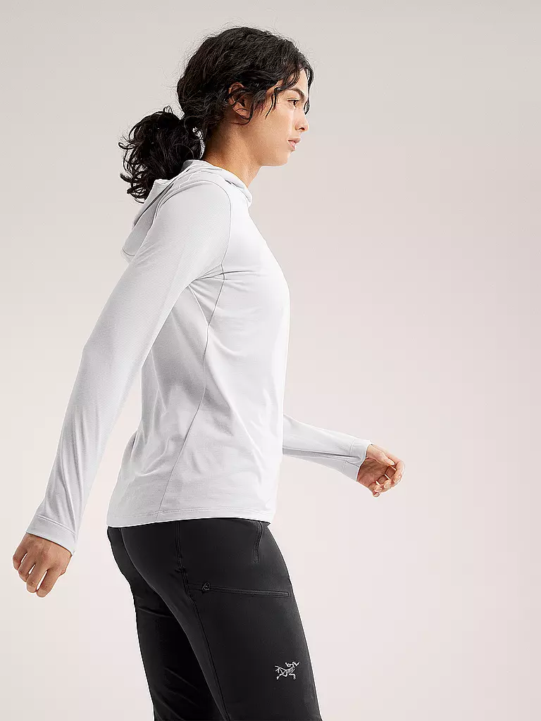 ARCTERYX | Hoodie de sport pour femme Taema | Blanc