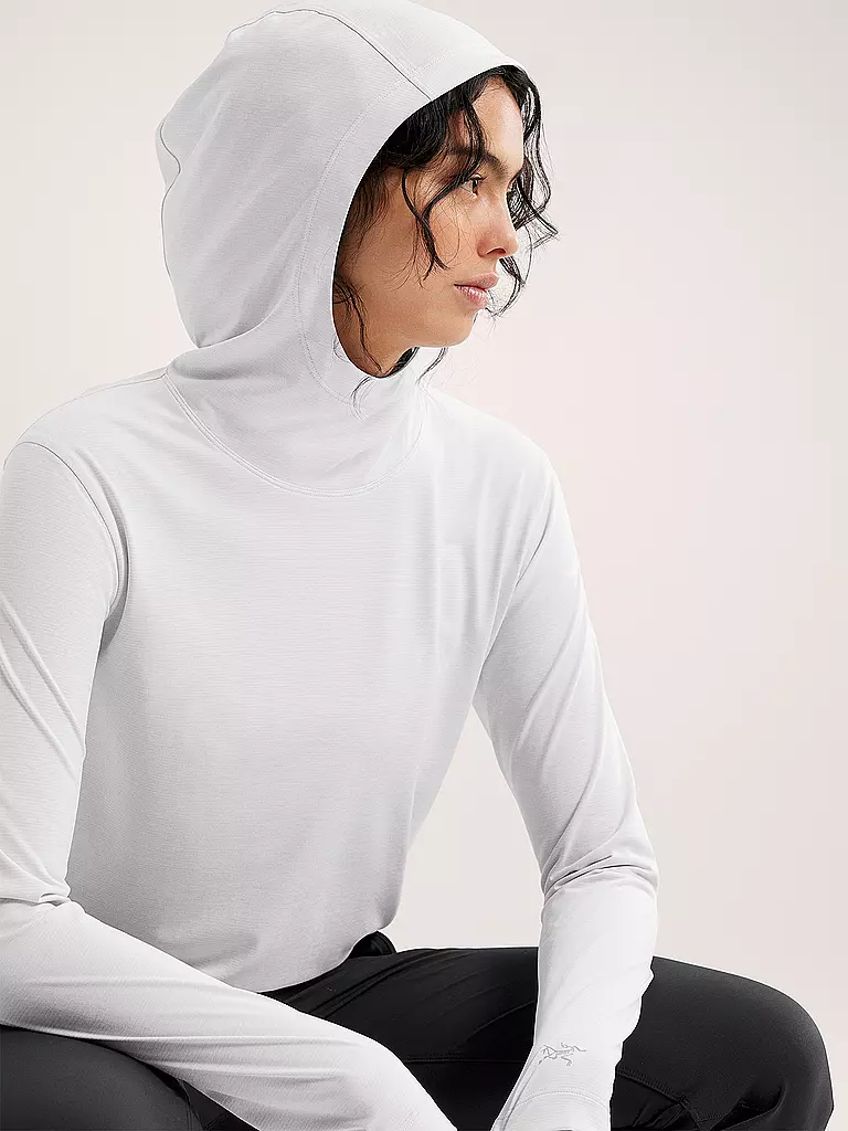 ARCTERYX | Hoodie de sport pour femme Taema | Blanc