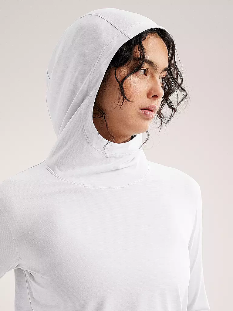 ARCTERYX | Hoodie de sport pour femme Taema | Blanc