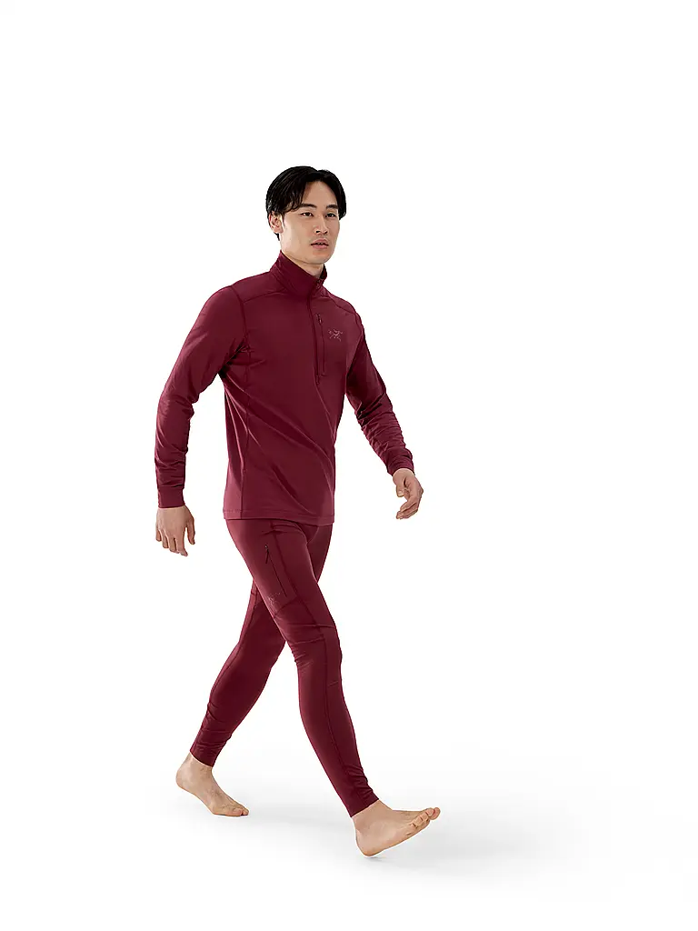 ARCTERYX | Sous-pantalon Rho LT pour homme | Rouge foncé