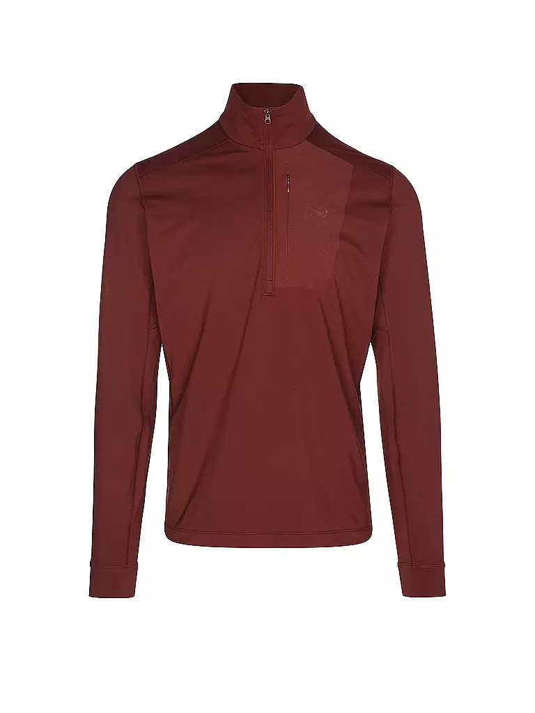 ARCTERYX | Sous-vêtement zippé pour homme RHO LT | Rouge foncé